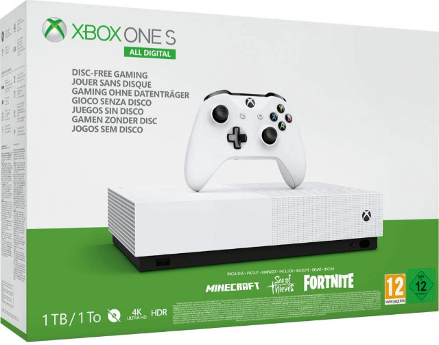 Xbox One S All Digital box art for Xbox One